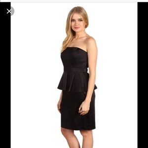 SZ 14 Calvin Klein peplum/strapless dress